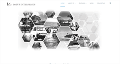 Desktop Screenshot of lotus-enterprises.com