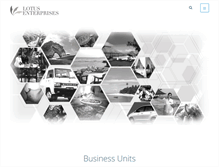 Tablet Screenshot of lotus-enterprises.com